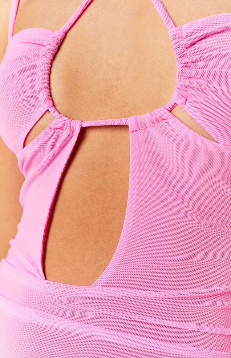 Osaka Pink Mini Dress