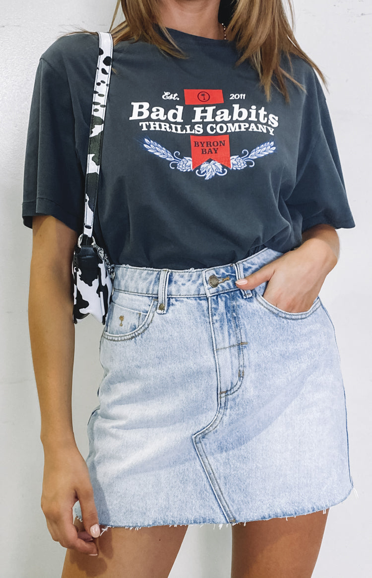 Thrills Leni Skirt Time-Worn Blue