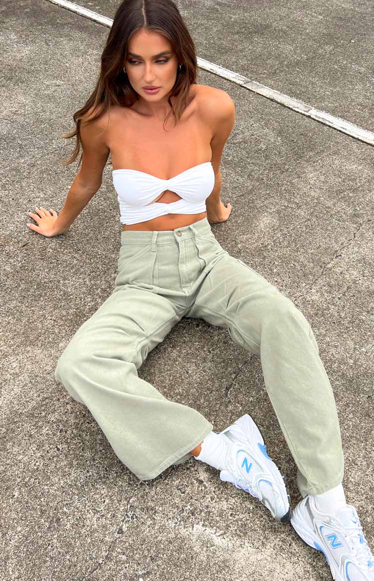 Lioness Miami Vice Light Khaki Pants