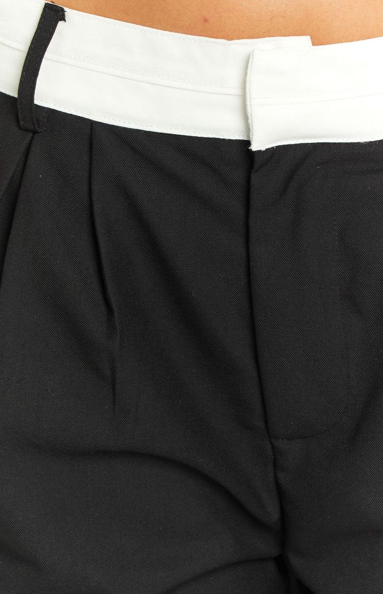 Zion Black Waist Pant