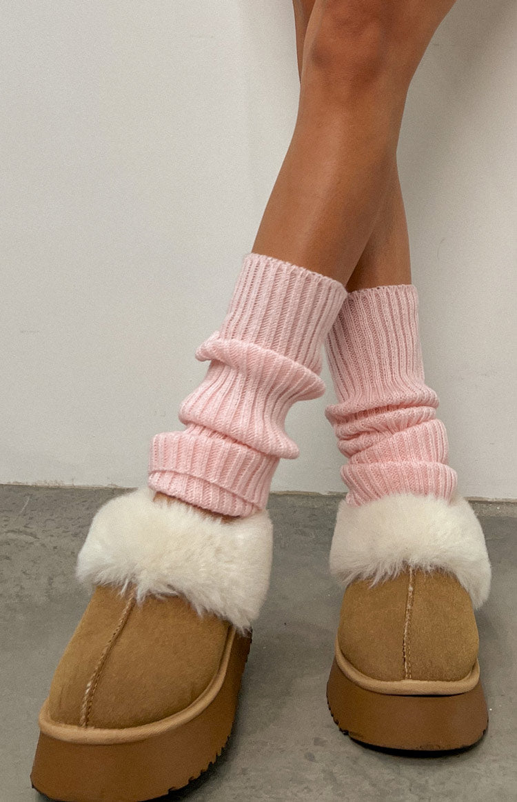 Issy Pink Leg Warmers