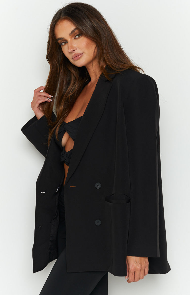 Lioness Wyoming Black Blazer