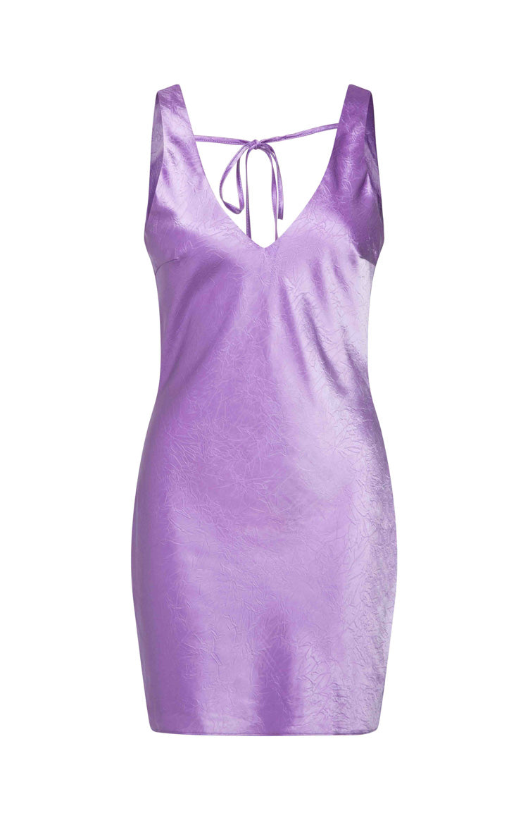 Audriana Purple Mini Party Dress