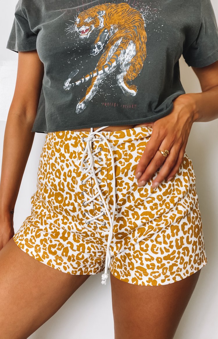 Schools Out Shorts Leopard