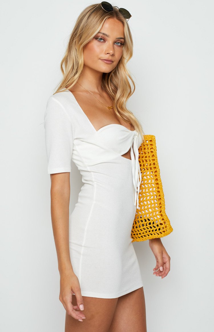 Lioness Field Of Dreams Mini Dress White