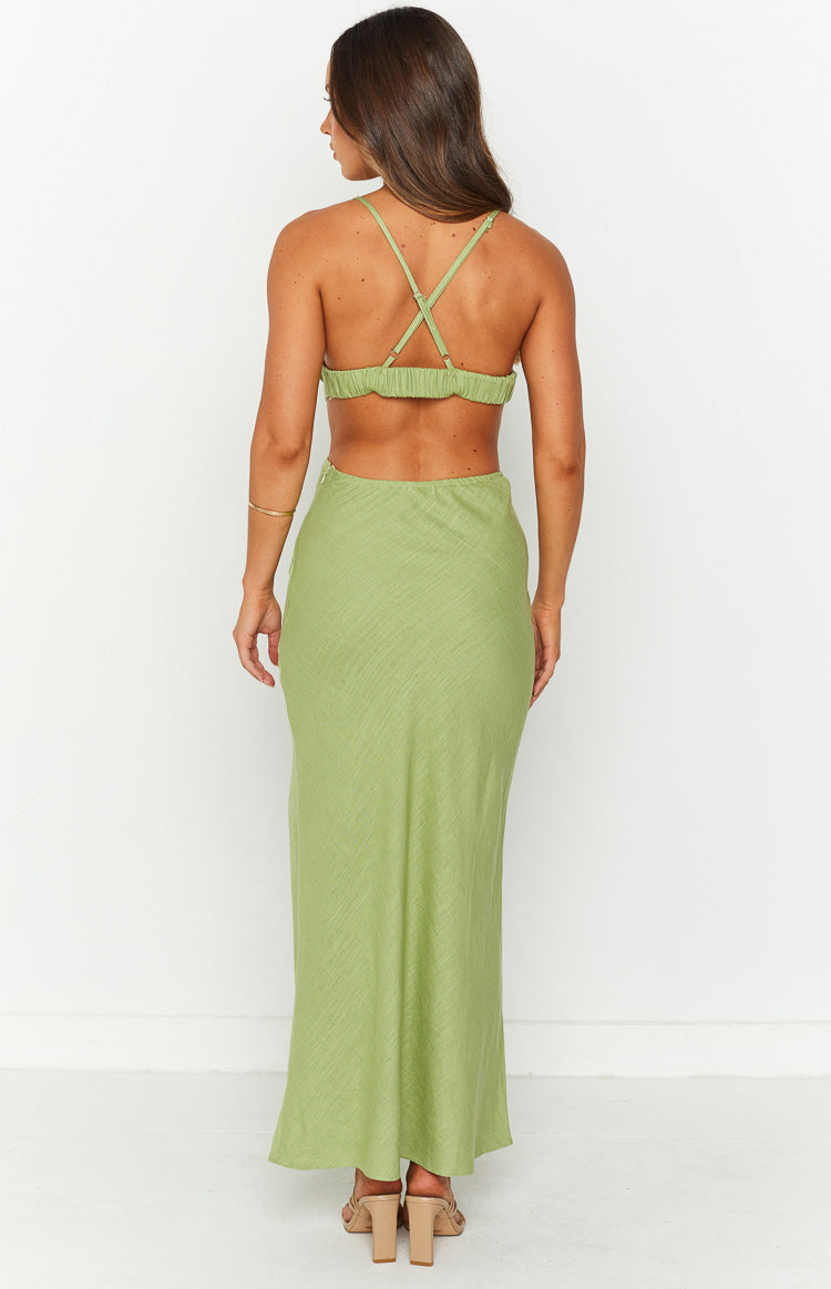 Lene Green Maxi Dress