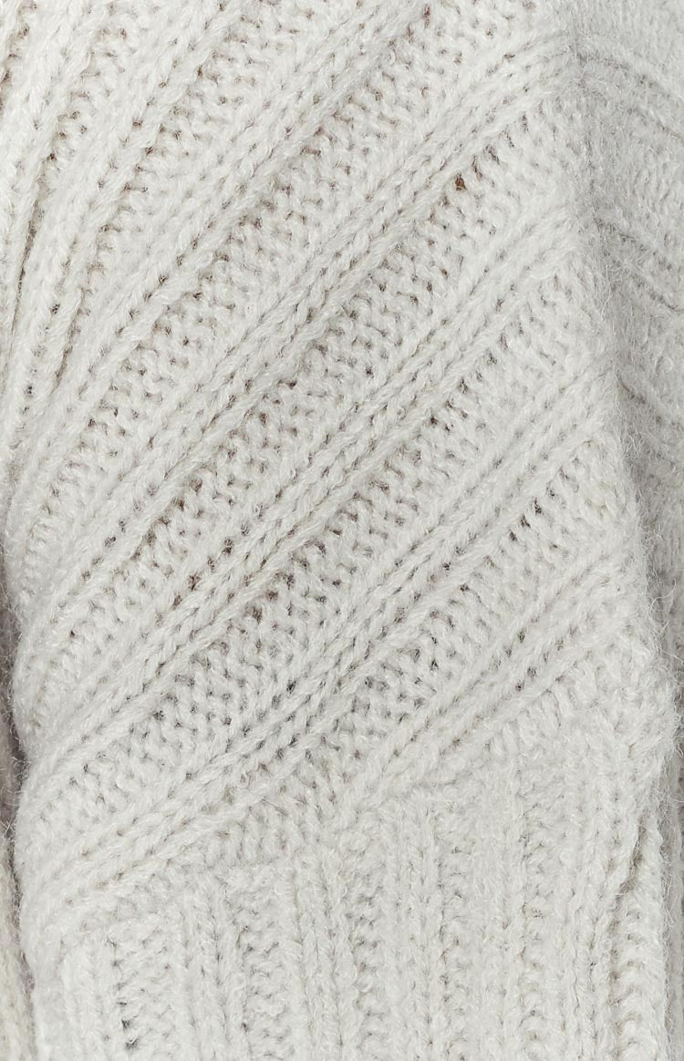 Elsa Grey Rib Knit Bolero