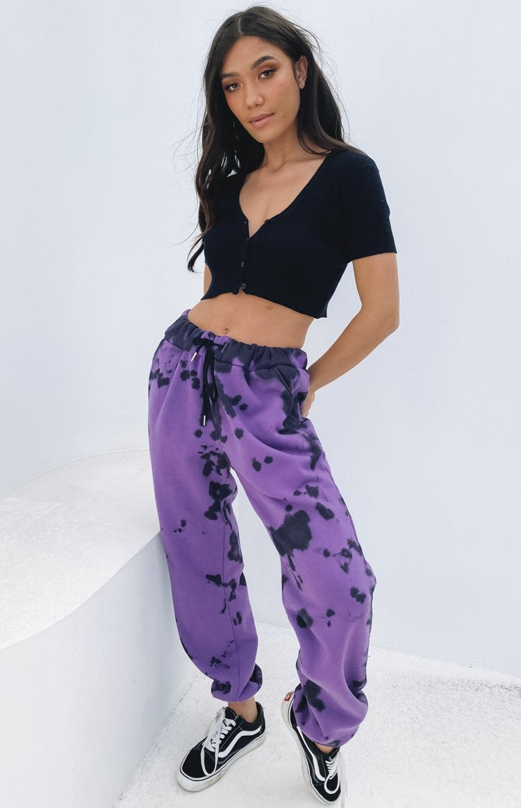 Nana Judy Avenue Trackpant Violet Tie Dye