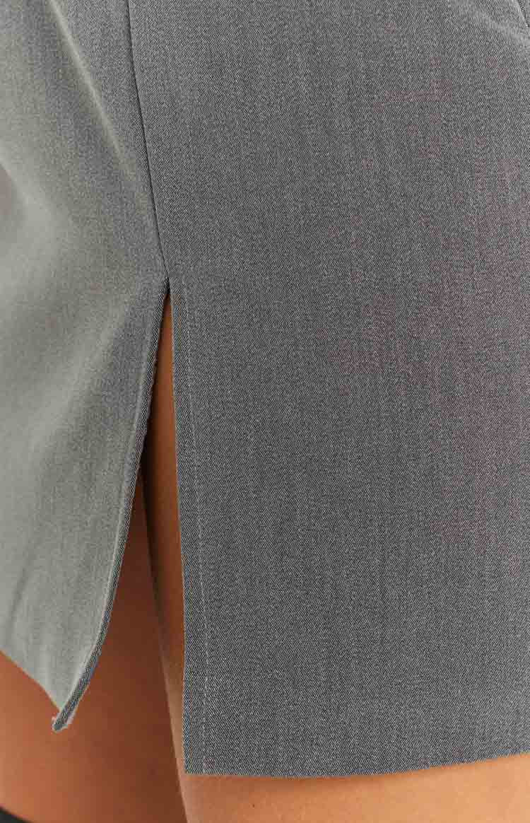 Allure Grey Mini Skirt