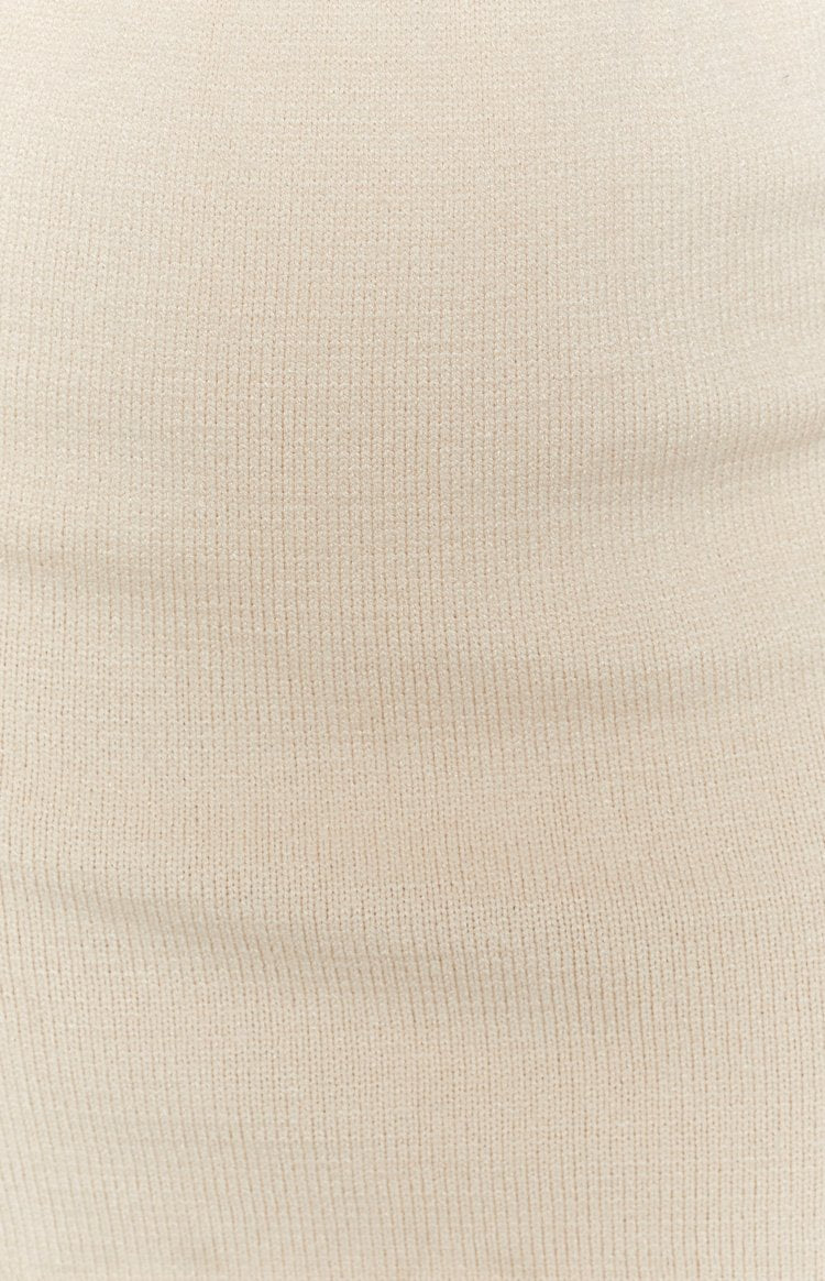 Viva Forever Knit Skirt Beige