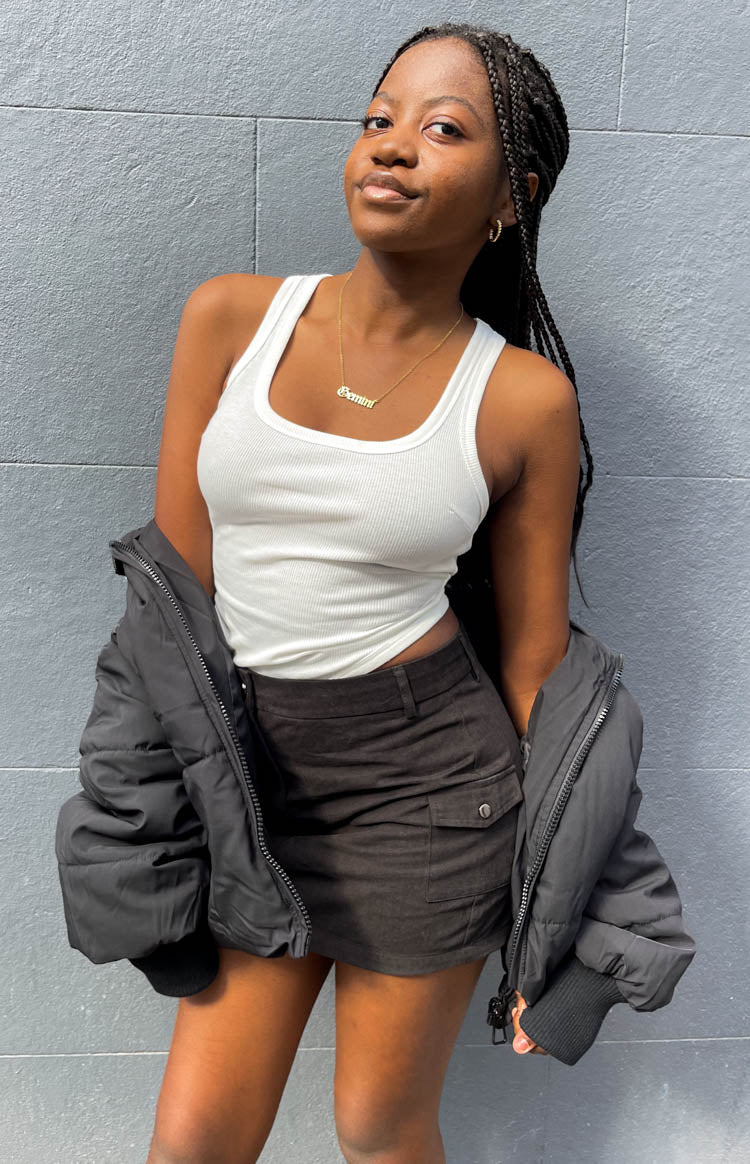 Scout Black Cargo Mini Skirt