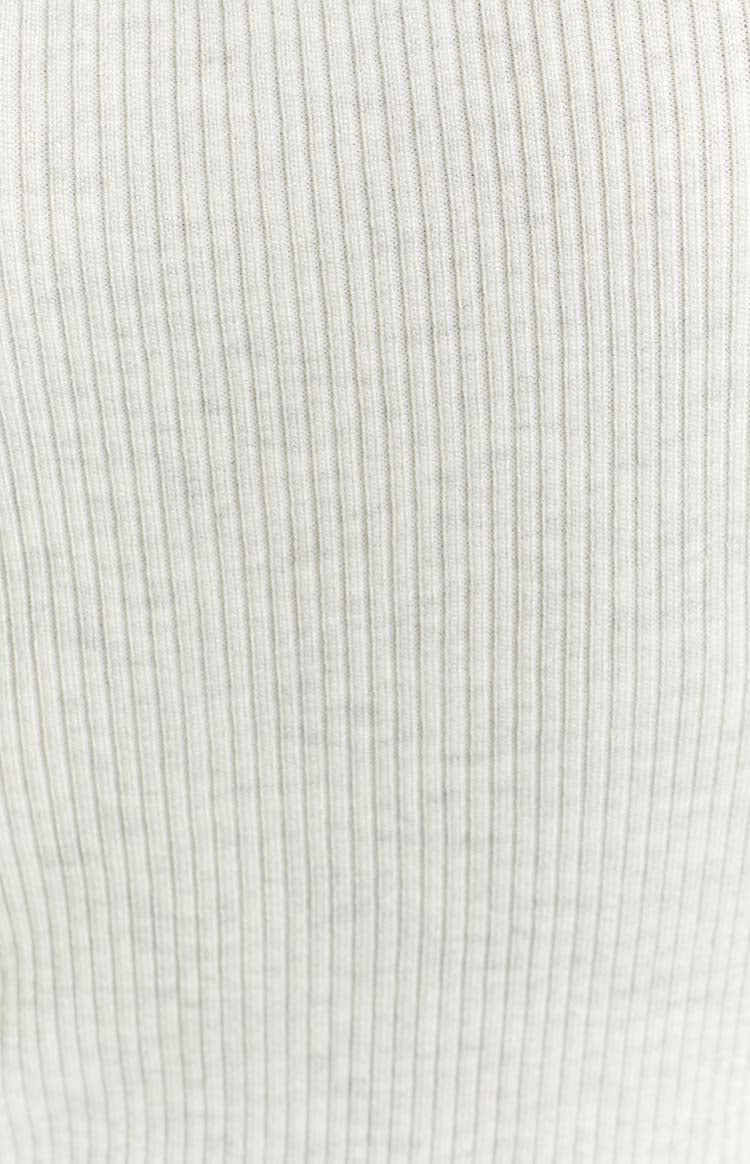 Akiva Grey Knit Midi Dress