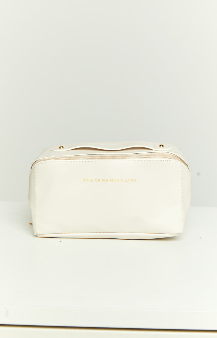 Jovie Cream Travel Cosmetic Bag
