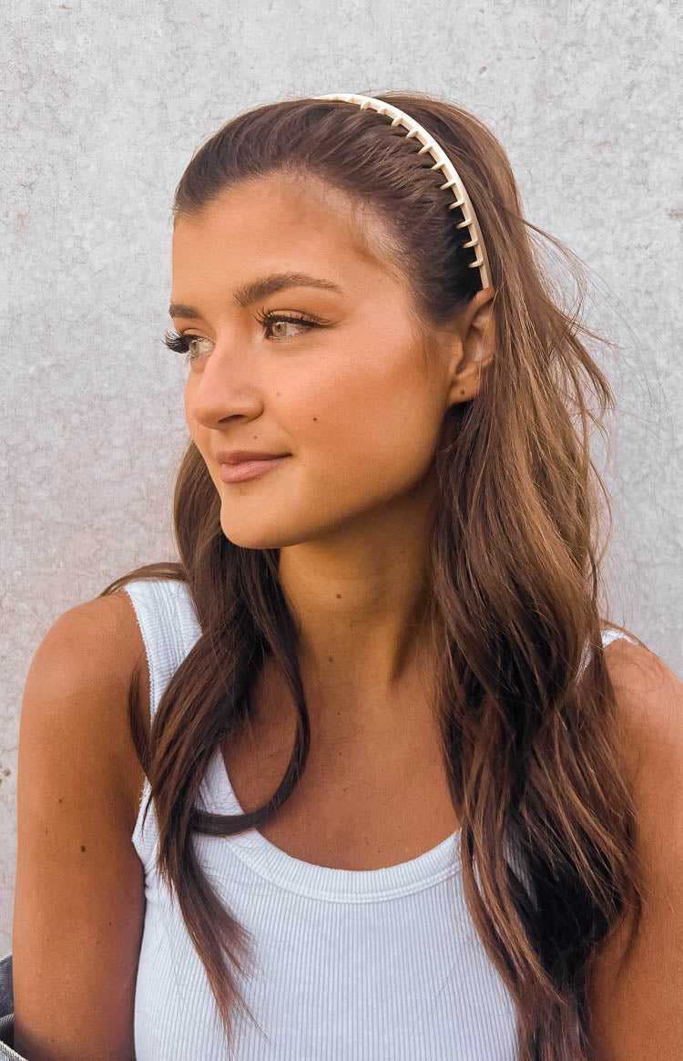 The Holly Cream Headband (FREE over $100)
