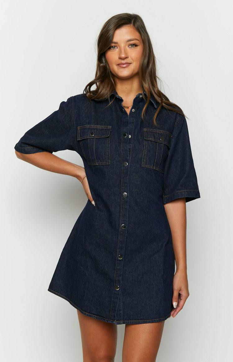 Xena Denim Mini Dress