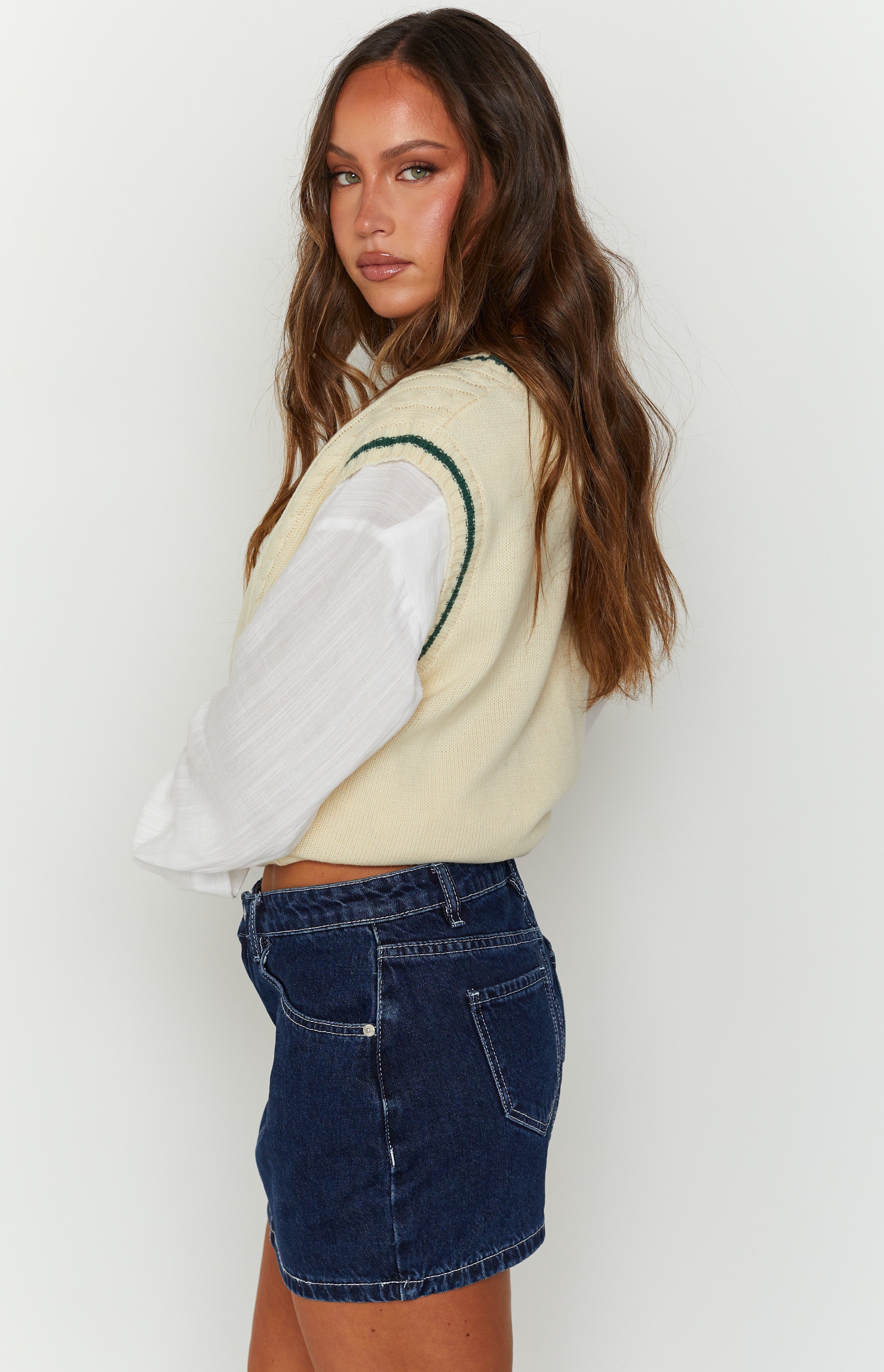 Cadence Denim Mini Skirt