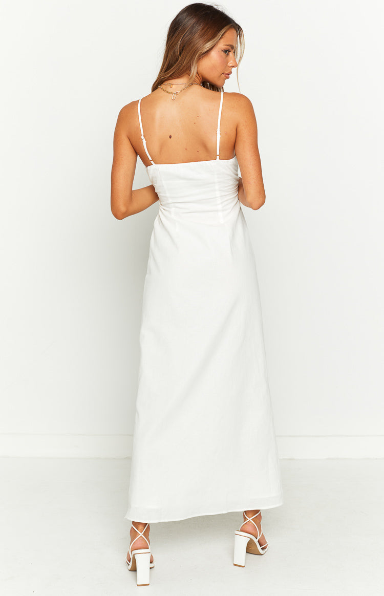 Zoey White Maxi Dress