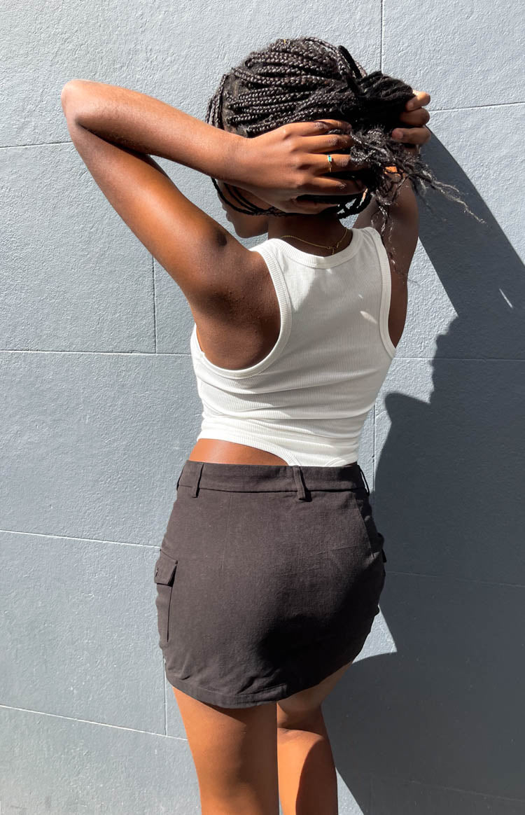 Scout Black Cargo Mini Skirt