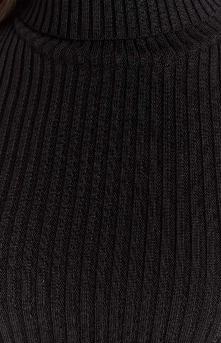 Halo Black Knit Tank