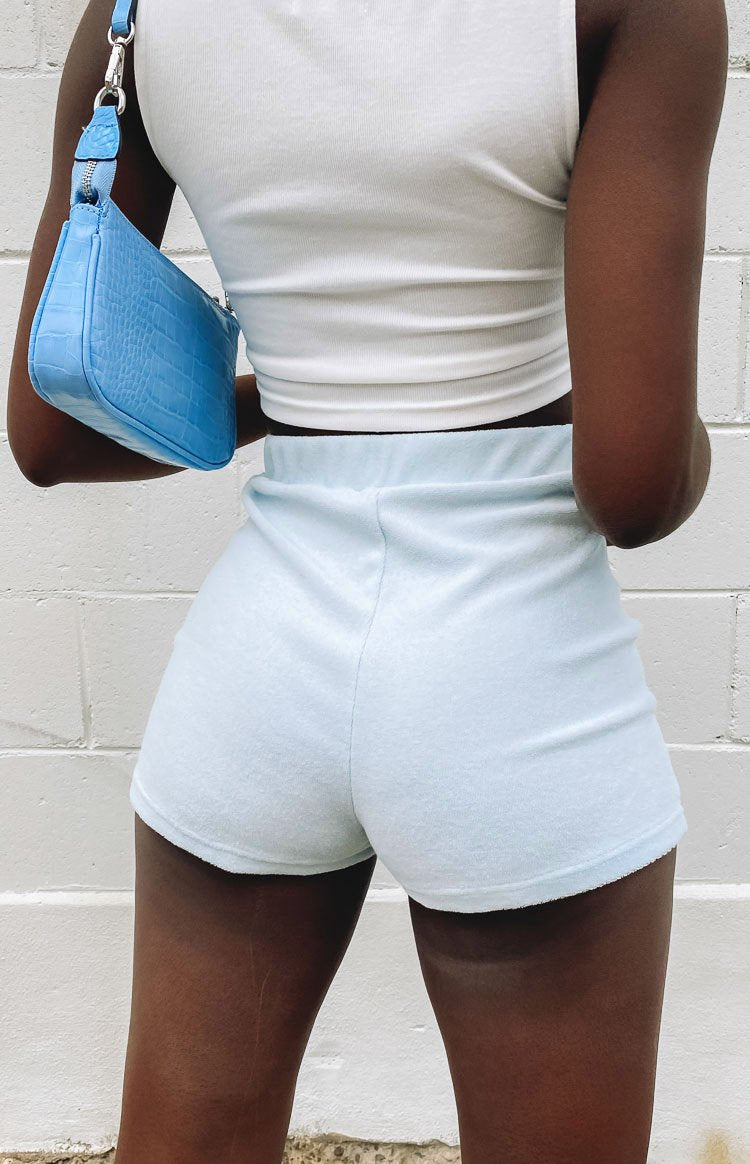 Sunset Hot Pants Terry Blue