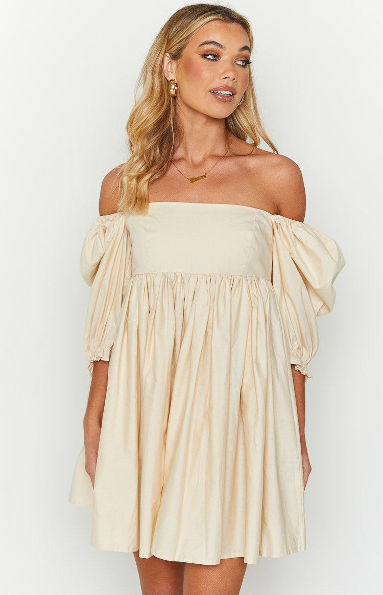 Tiana Cream Mini Dress