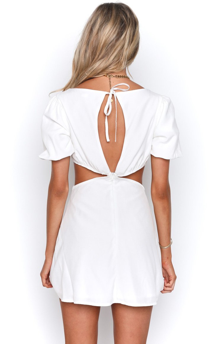 Yarrow White Mini Dress