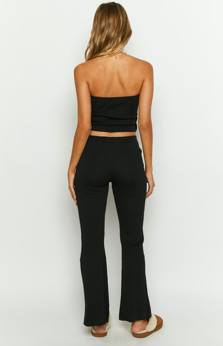 Edison Black Knit Pants