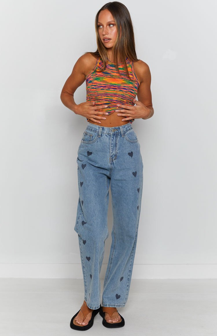 Chicago Tank Neon Rainbow