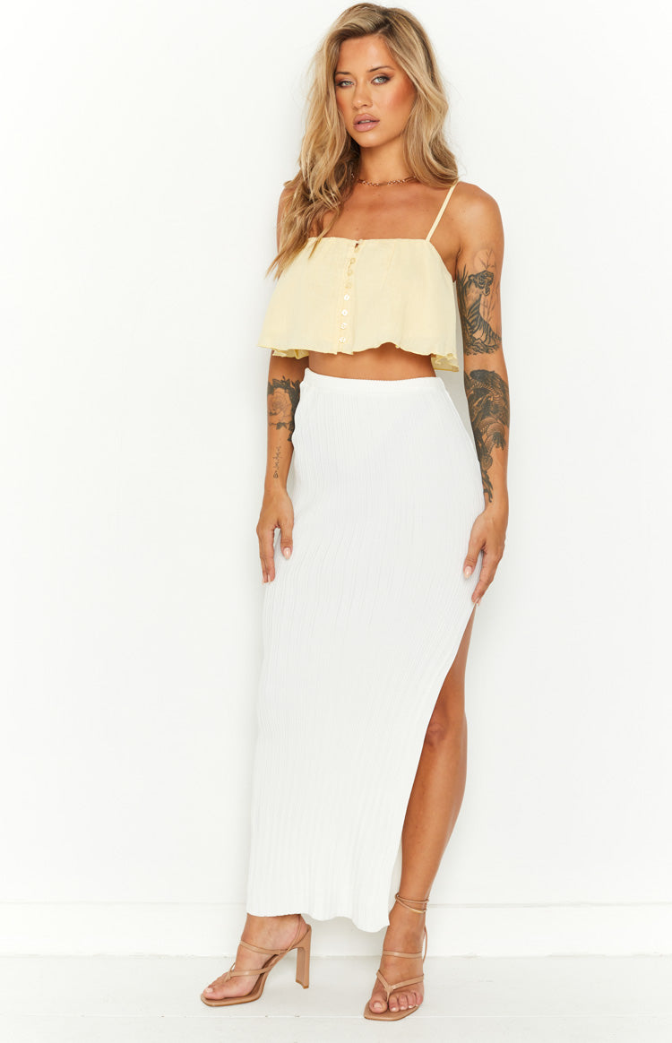 Rita Yellow Frill Cami