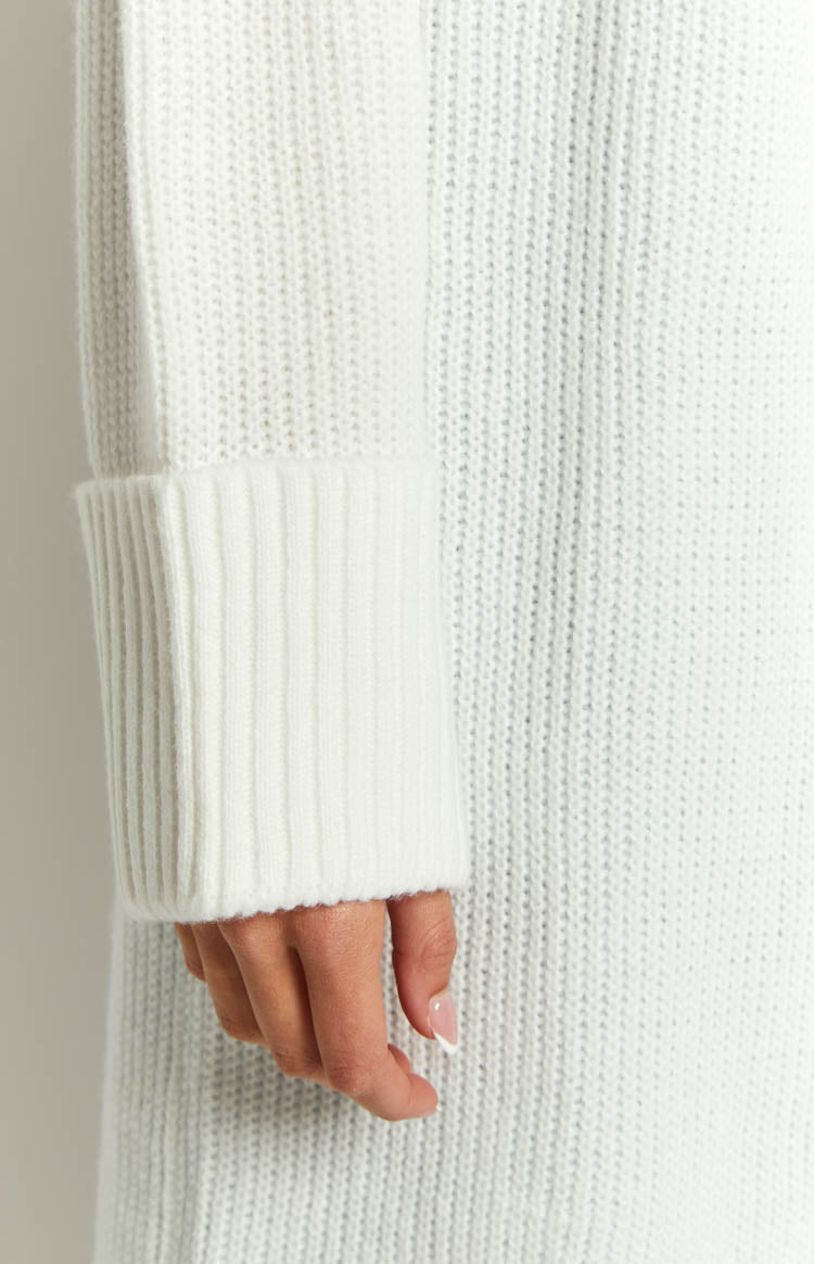 Landon Cream Longline Cardi