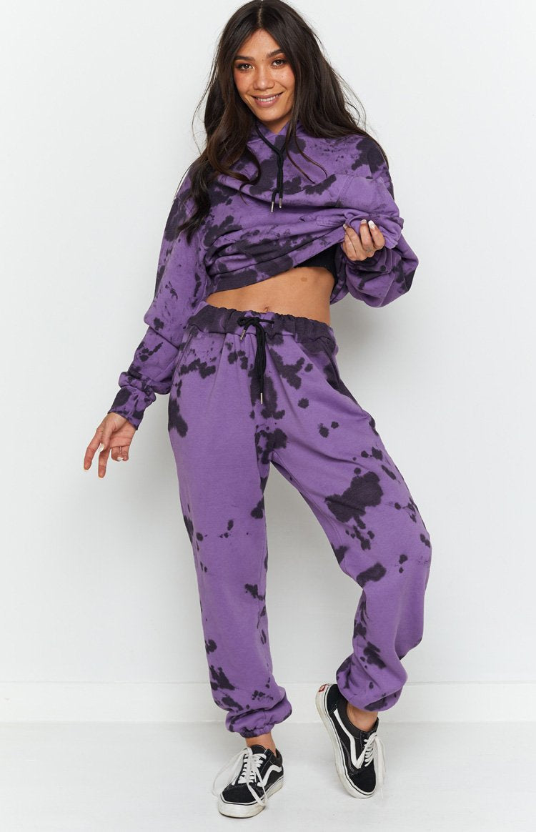 Nana Judy Avenue Trackpant Violet Tie Dye