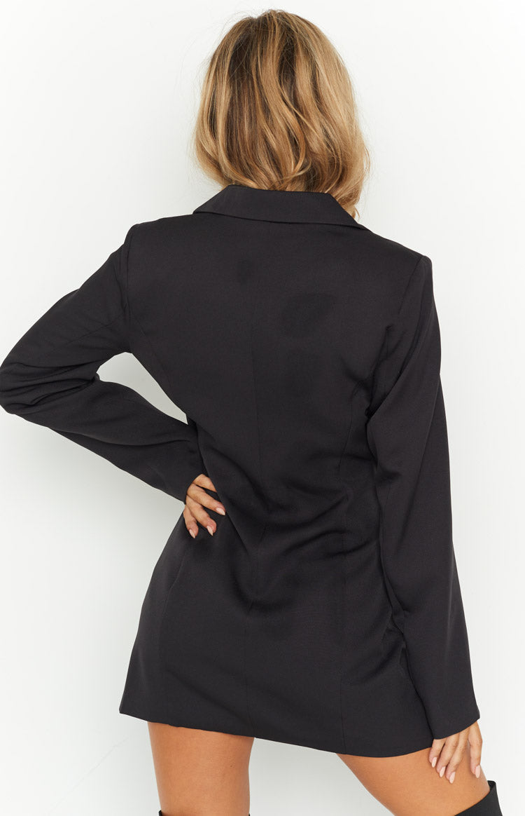 Aderyn Black Blazer Mini Dress