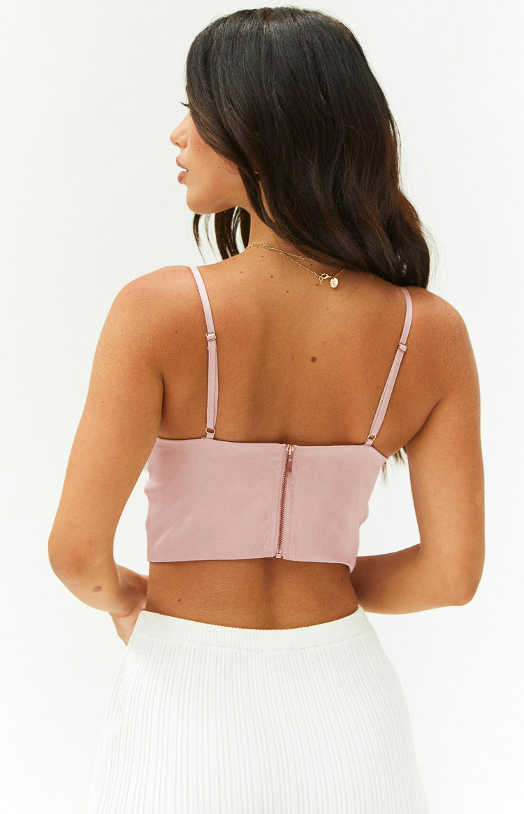 Katie Pink Crop Top