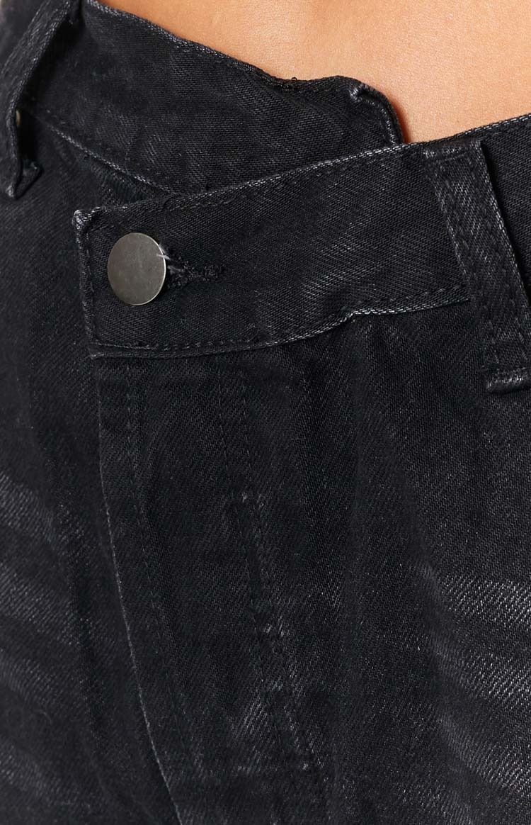 Darcy Denim Shorts Black