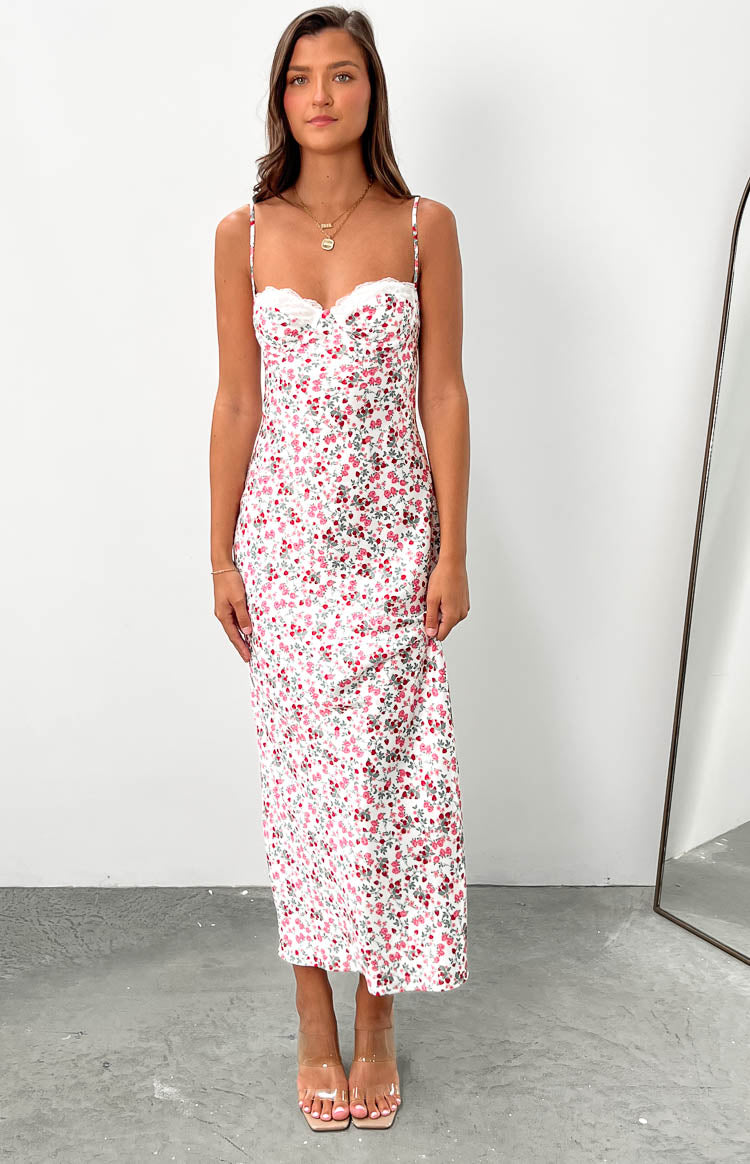 Scarlette White Floral Maxi Dress