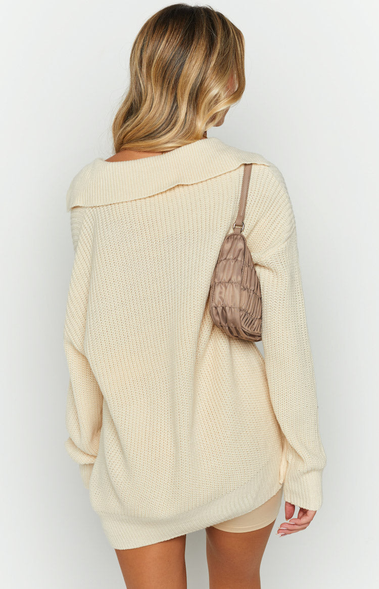 Reid Cream Collared Jumper
