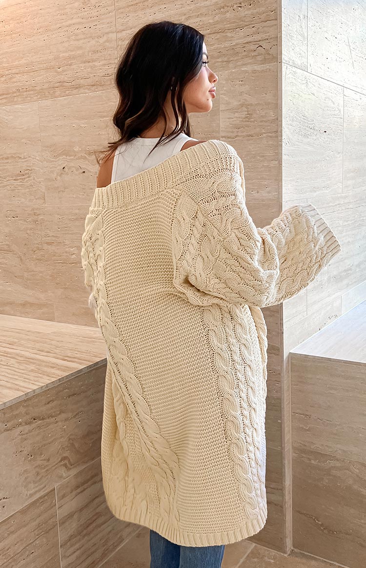Shanda Cream Knit Cardigan