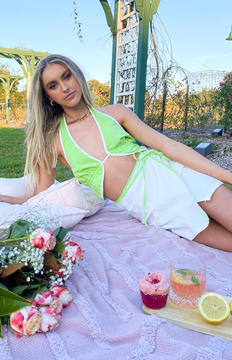 Rita Green Halter Top