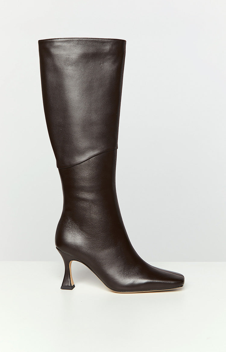 Tony Bianco Fantasy Chocolate Nappa Calf Boots