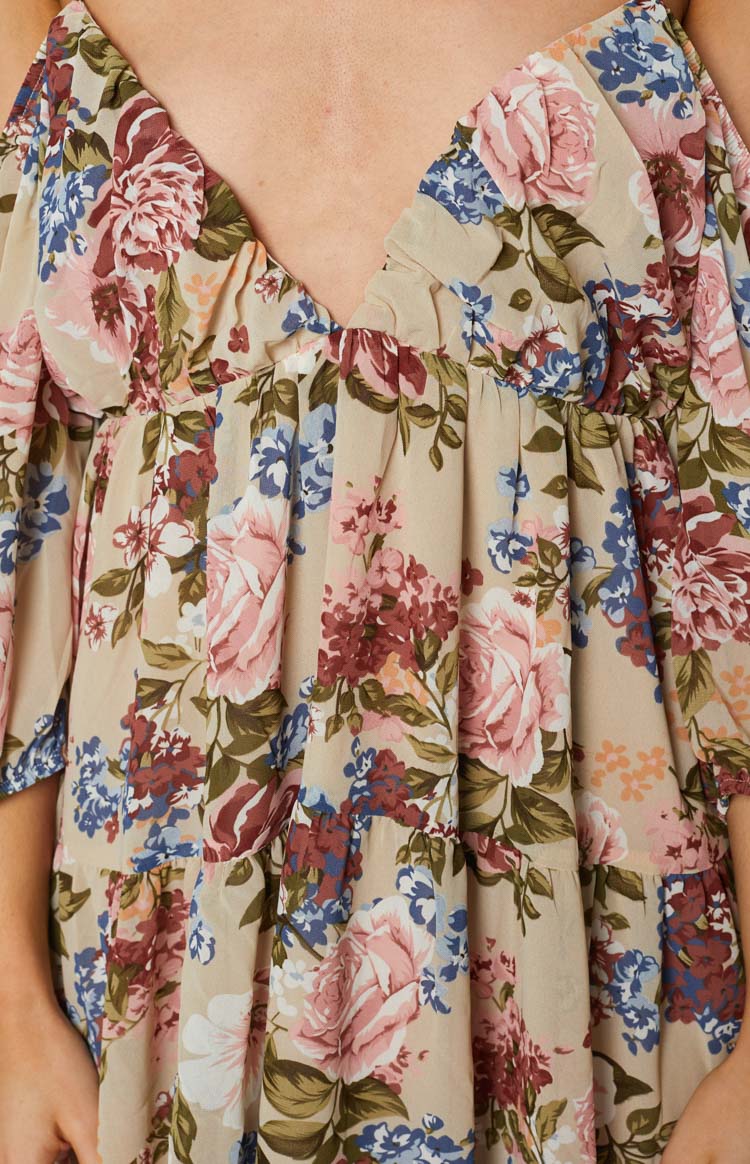 Hope Smock Dress Pink Floral