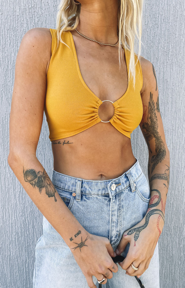 Sloanne Crop Top Mango