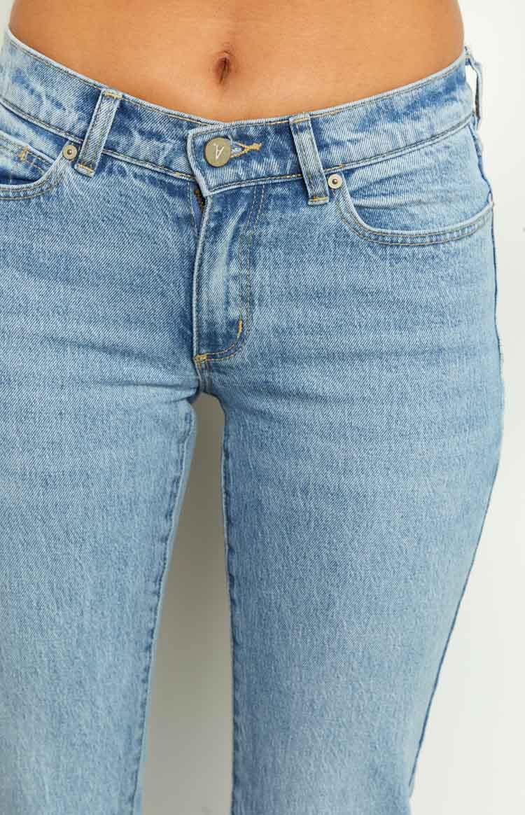 Abrand April 99 Low Boot Blue Denim Jeans