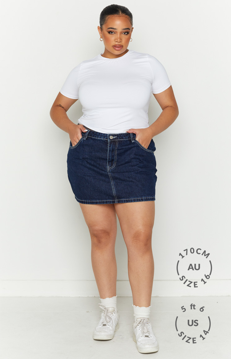 Cadence Denim Mini Skirt