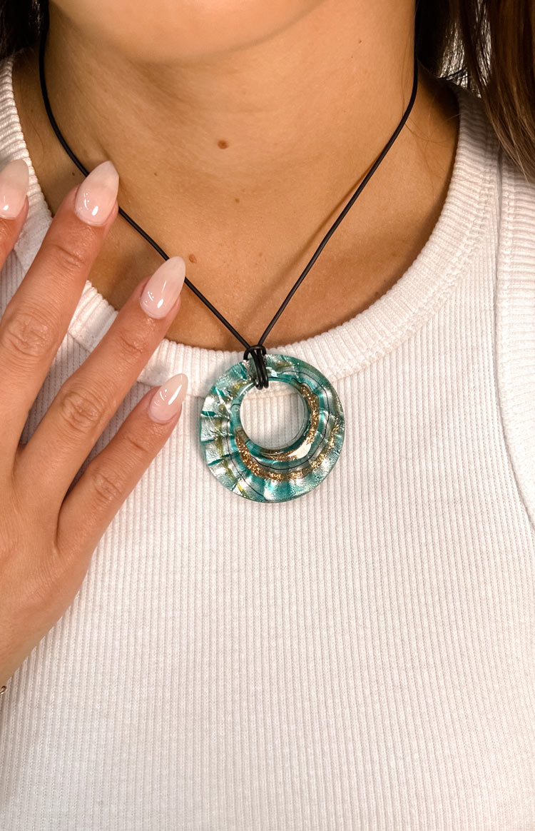 Darcie Blue Pendant Necklace