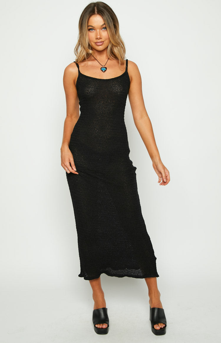 Ezra Black Maxi Dress