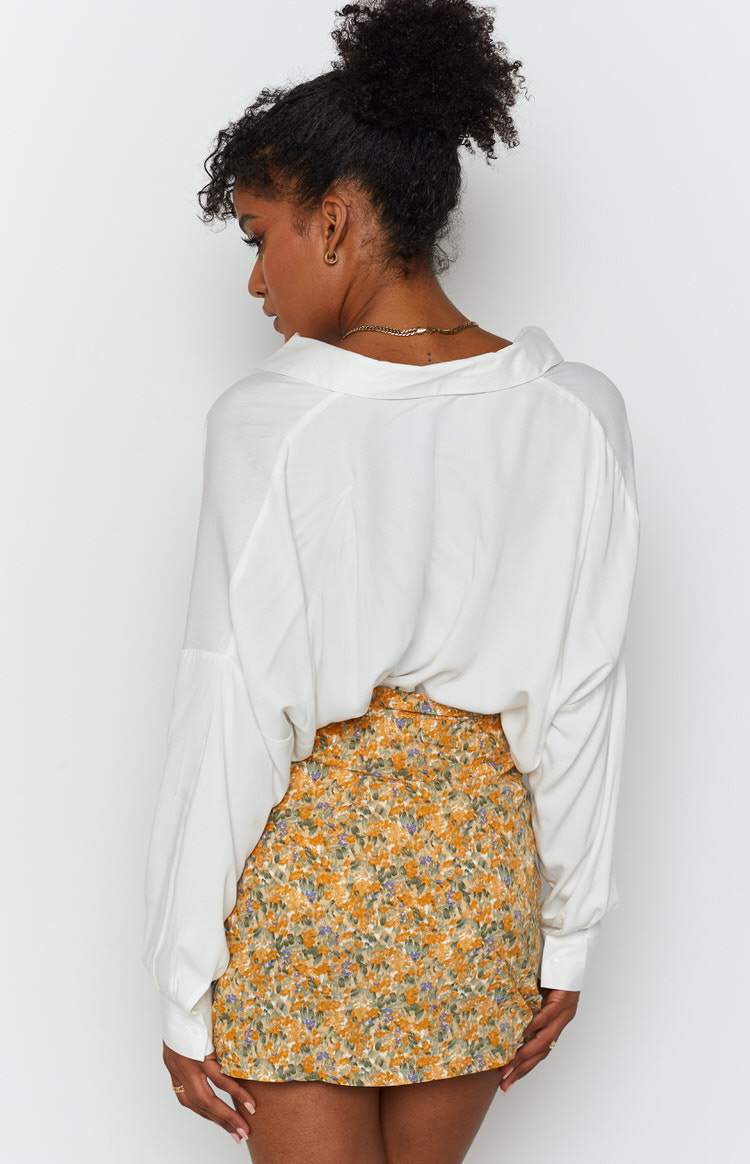 Homecoming Queen Skirt Mustard