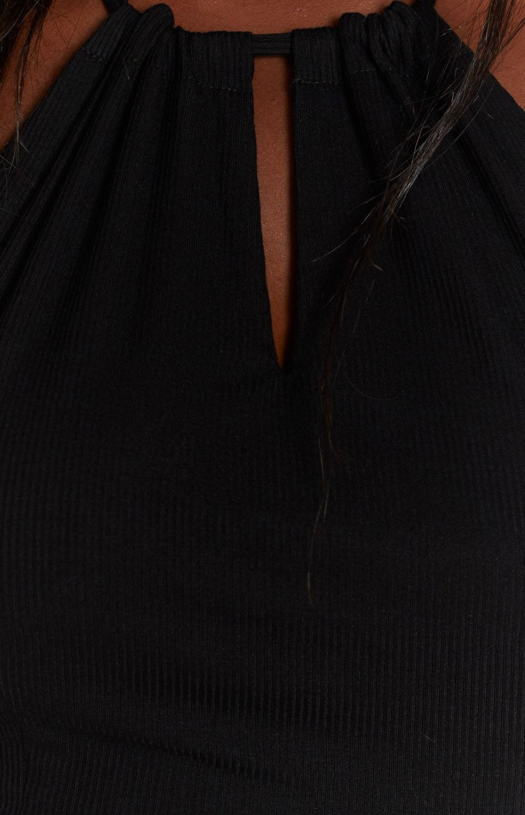 Long Island Crop Top Black