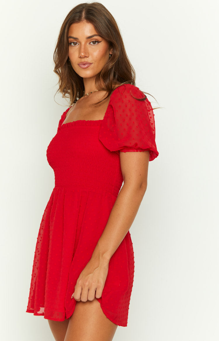 Noel Red Mini Dress