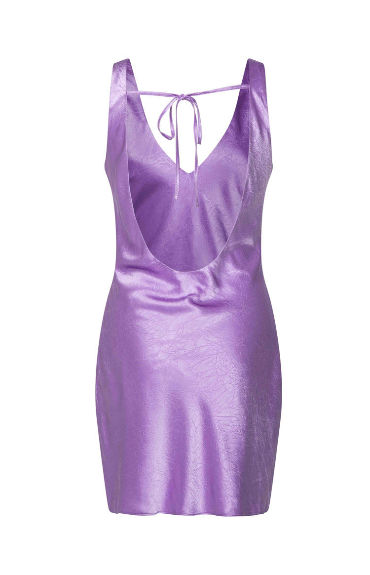 Audriana Purple Mini Party Dress