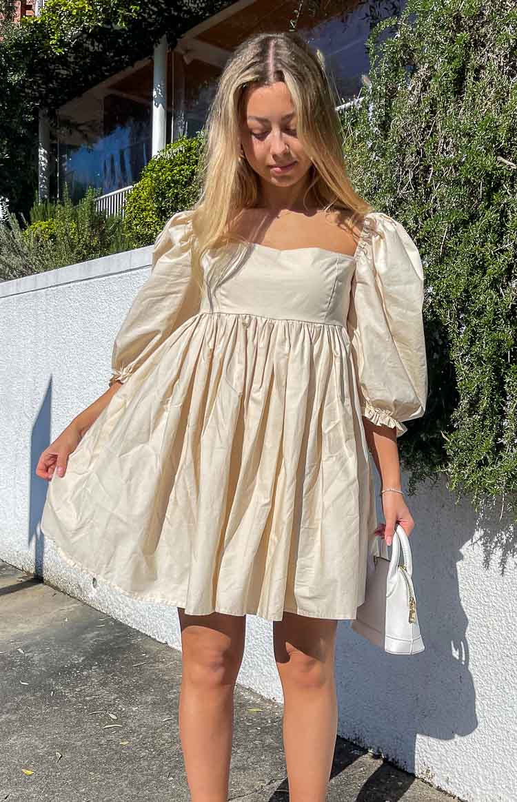Tiana Cream Mini Dress